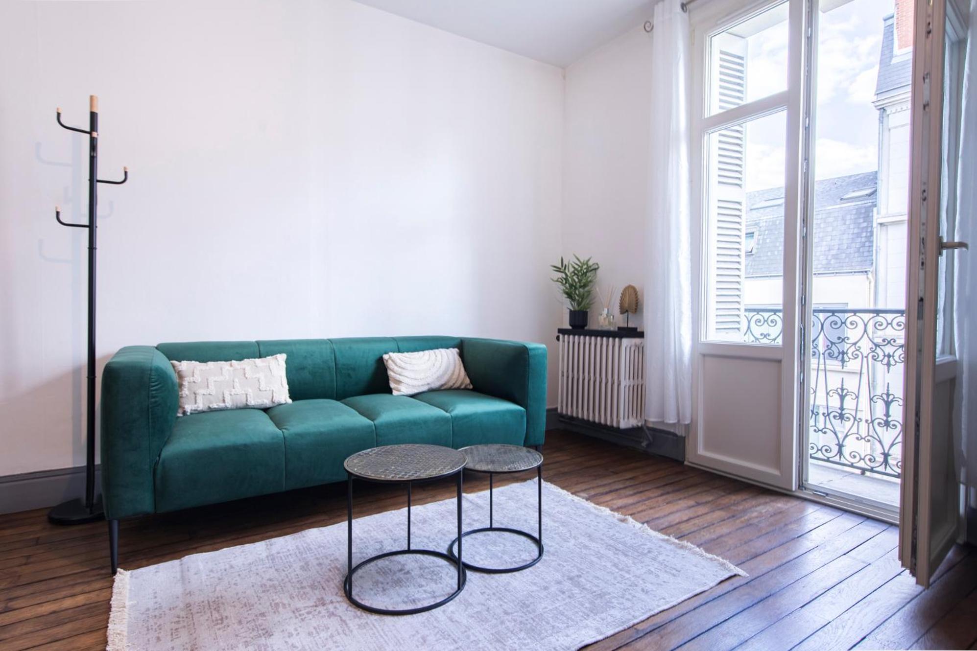 Appartement Avec Balcon A 250 M De La Gare, Hyper Centre Tours Bagian luar foto